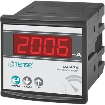 Amperímetro digital, (50/60 Hz) 72 x 72 100mA - 9995A 4 x 14 mm