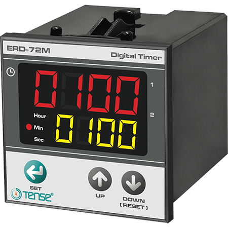 Temporizador digital con pantalla LED de 2x4 dígitos 72X72