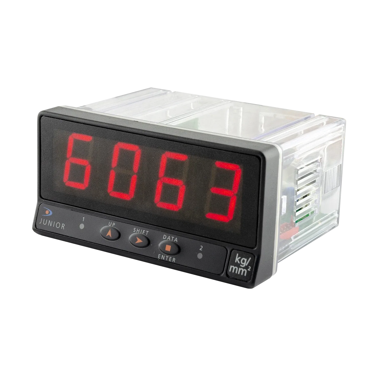 Indicador de proceso, PT100, Termopar, Resistencia, 20mm 11-265V AC/DC