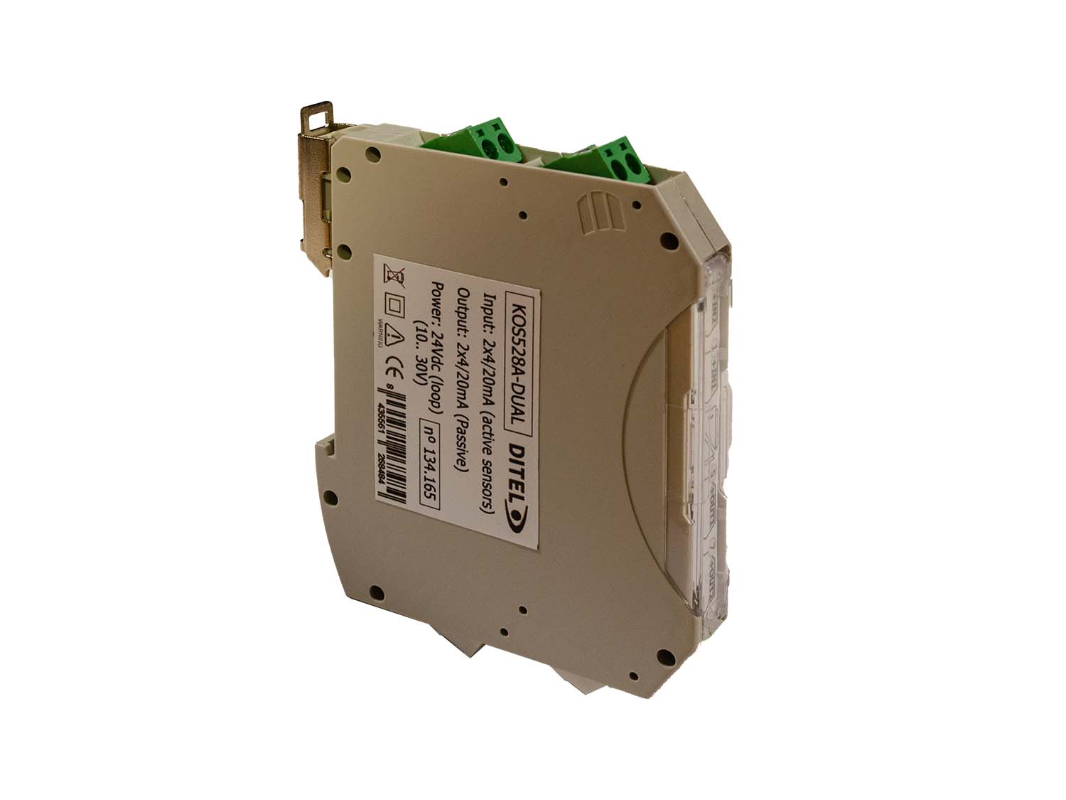 2x4-20mA/2x4-20mA isolateur passif/alimentation 24VDC (boucle)