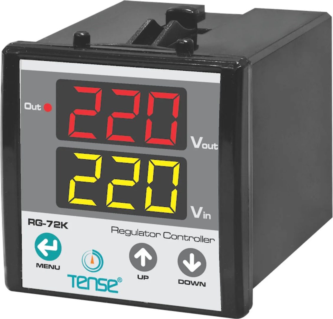 Voltímetro digital (control servo para reguladores) 72x72 mm (1-300 V CA)