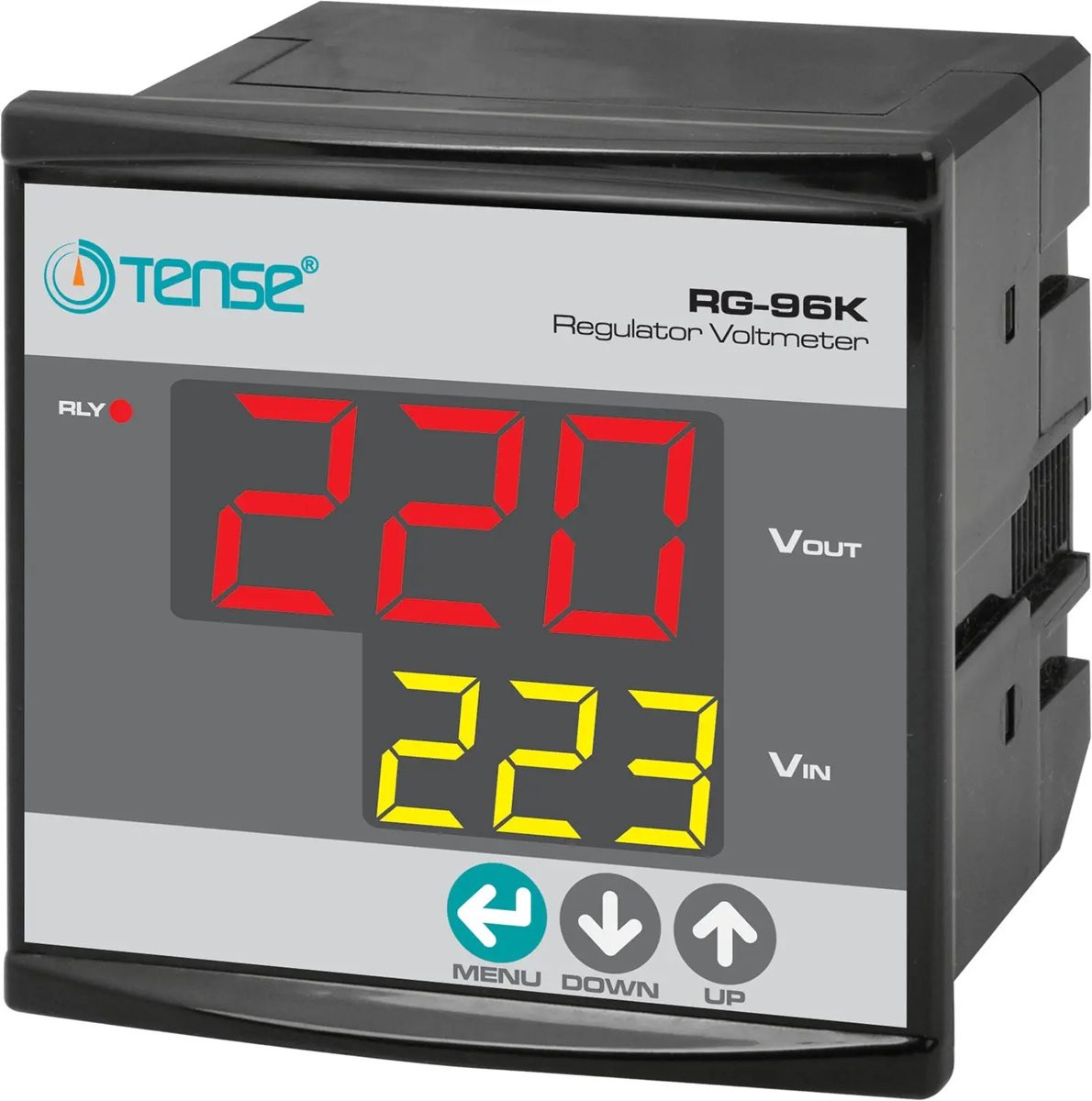 Voltímetro digital (control servo para reguladores) 96x96 mm (1-300 V CA)