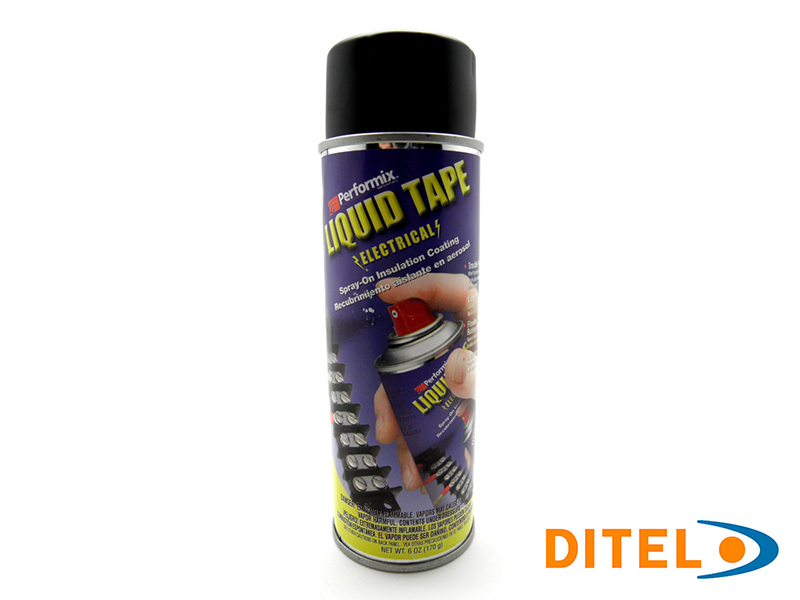 Aislante eléctrico SPRAY LIQUID TAPE negro bote 170G