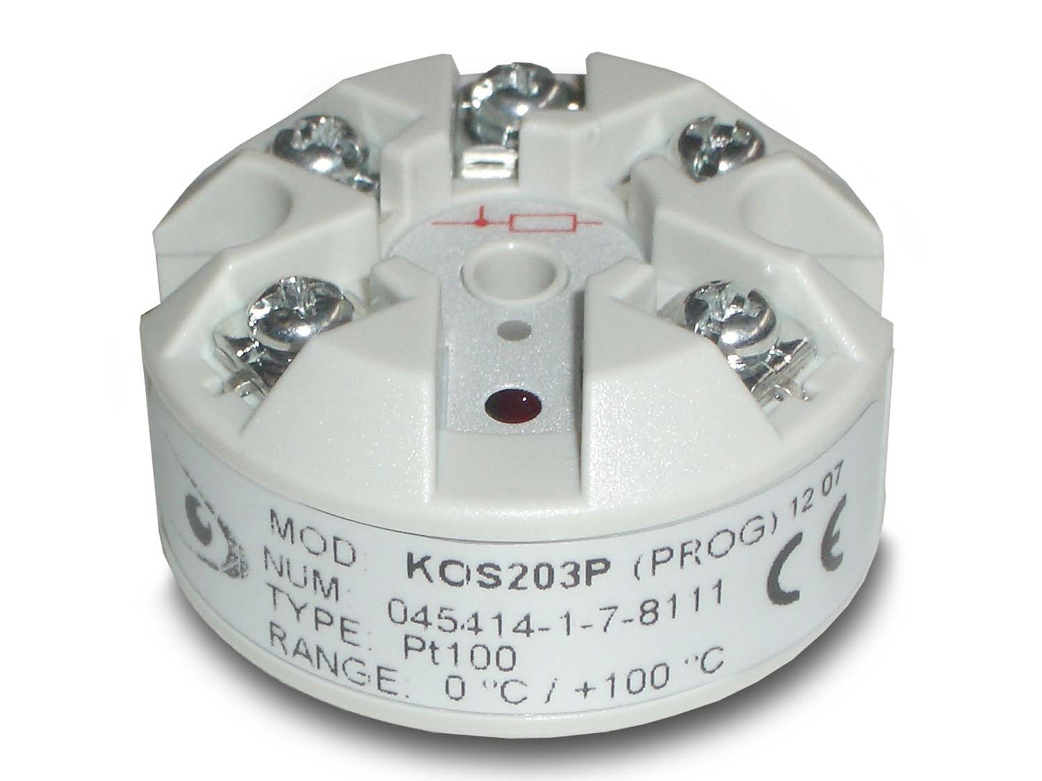 IN-HEAD DIN CONVERTER Pt100 KOS203P