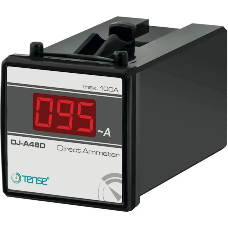 Amperímetro digital de 48x48 mm (100 A directo)
