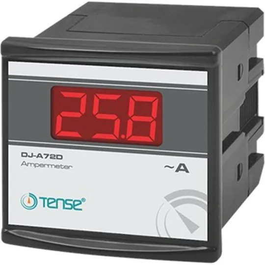 Amperímetro digital de 72x72 mm (100 A directo)