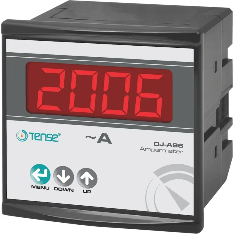Amperímetro digital de 96x96 mm (100 mA-9995 A)