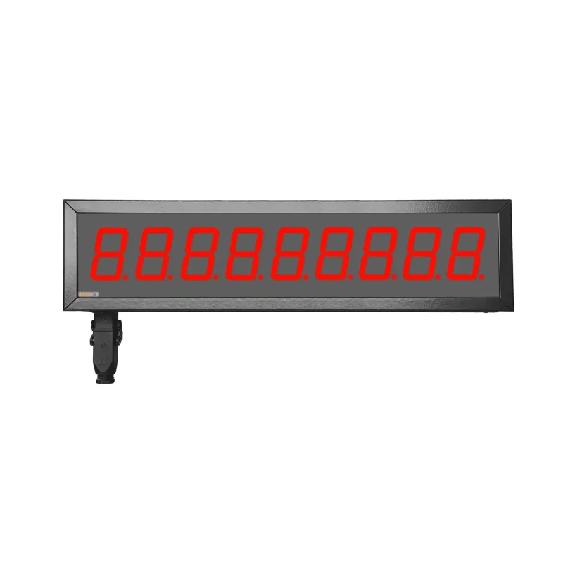Visualizador Numerico 57mm, 9 digitos, BCD-Contador-Tacometro-Cronómetro +2R, IP65, 24VDC