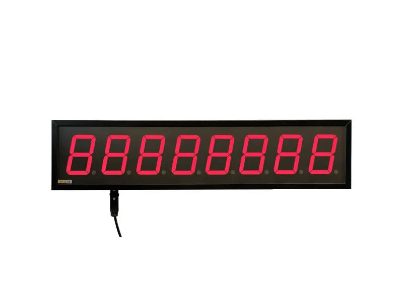 Affichage numérique 100 mm, 8 chiffres, PROFIBUS, IP65, 24 V CC