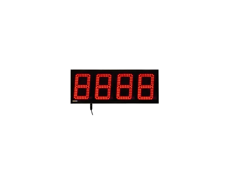 Visualizador Numerico 180mm, 4 digitos alto brillo, PROFINET +2R, 24VDC