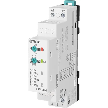 Relé temporizador multifuncional tipo w-automat de 0,1 segundos a 100 horas (12-240 V CA/CC)