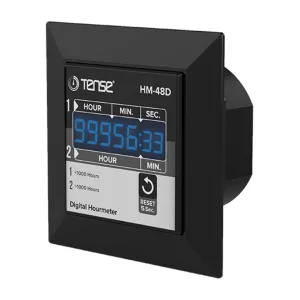 Contador de horas digital (máximo 99.999 horas), pantalla de 5 dígitos de 9 mm y 2 dígitos de 8 mm, con reserva reinicia - Imagen 1