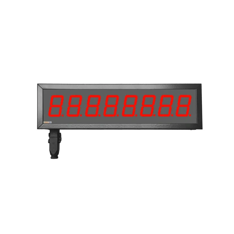 Visualizador Numerico 57mm, 8 digitos, Doble cara, Serie, Ethernet, Wifi +2R, 24VDC