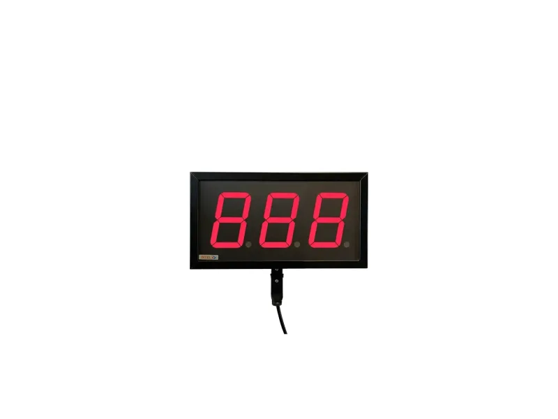 100-mm-Ziffernanzeige, 3-stellig, hohe Helligkeit, beidseitig, seriell, Ethernet, Wi-Fi +2R, 24 V DC