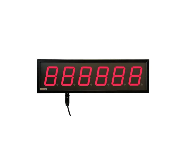 Numeric display 100mm, 6 digits, Serial, Ethernet, Wifi +2R, IP65, 24VDC