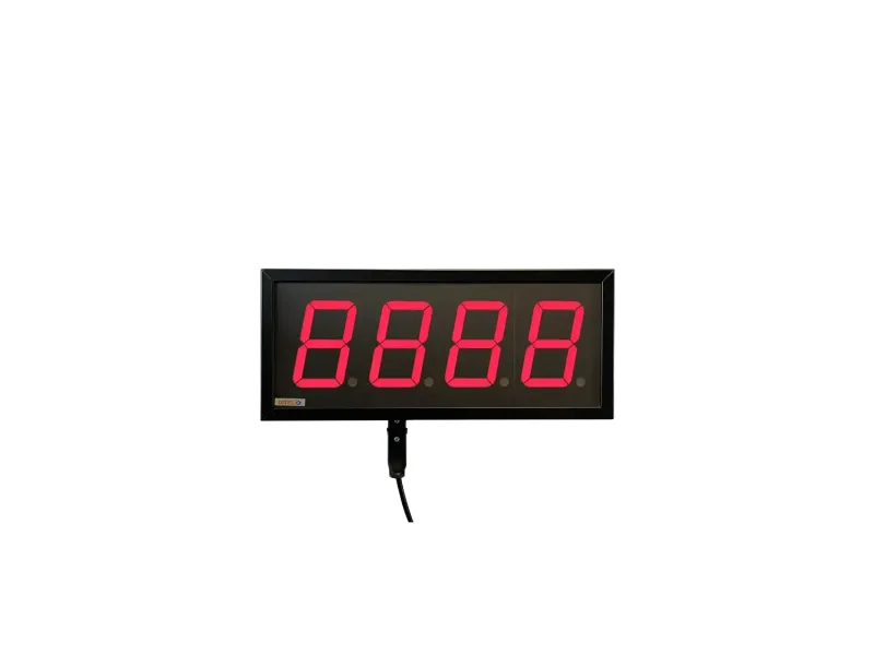 Visualizador Numerico 100mm, 4 digitos alto brillo, Doble cara, PROFINET +2R, 24VDC
