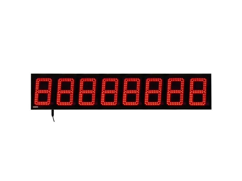 Visualizador numérico 180mm, 8 dígitos Alto Brillo, PROFIBUS, IP65, 24VDC