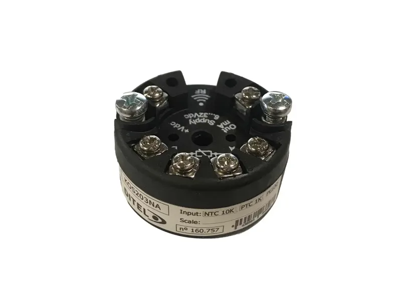 Transmisor 4-20mA (Pasivo) para RTD (NTC 10kOhm, PTC 1kOhm, Pt100)