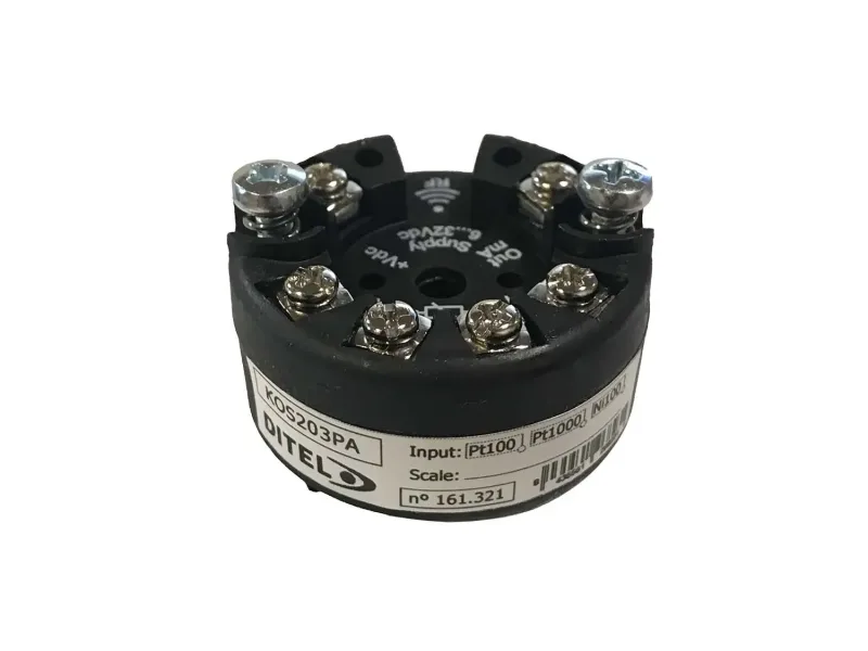 Transmisor Cabezal 4-20mA (Pasivo) para RTD (Pt100, Pt1000, Ni100)